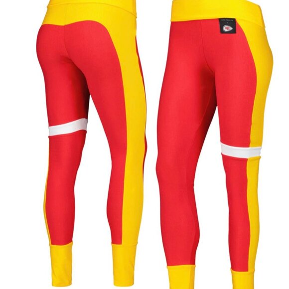 Kansas City Chiefs Kiya Tomlin x NFL women’s size medium leggings - Picture 3 of 6